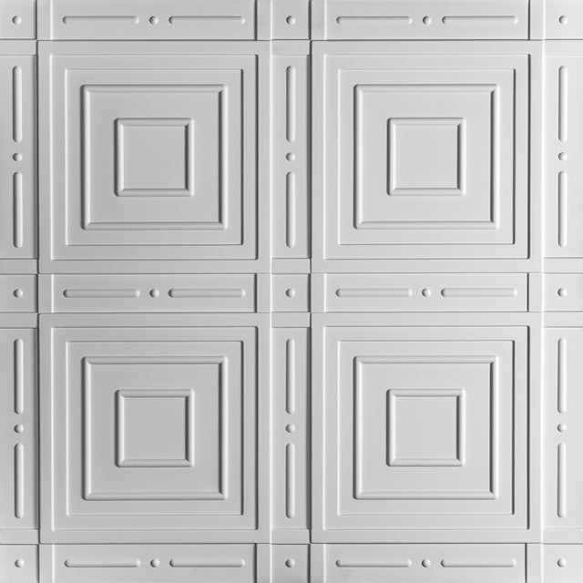 Concentric Squares Ceiling or Wall Tile (2x2)