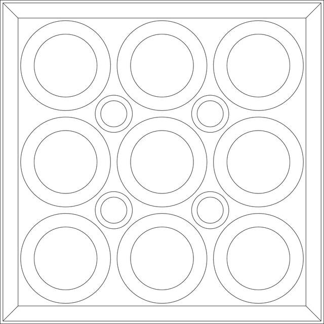 Ellipses Ceiling Tile (2x2)