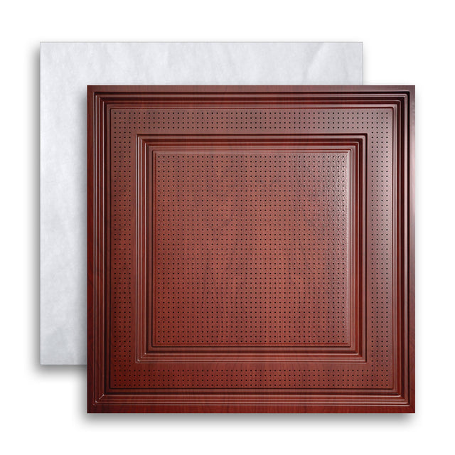 Modern Grid Acoustic Ceiling Tile NRC.85 (2x2)