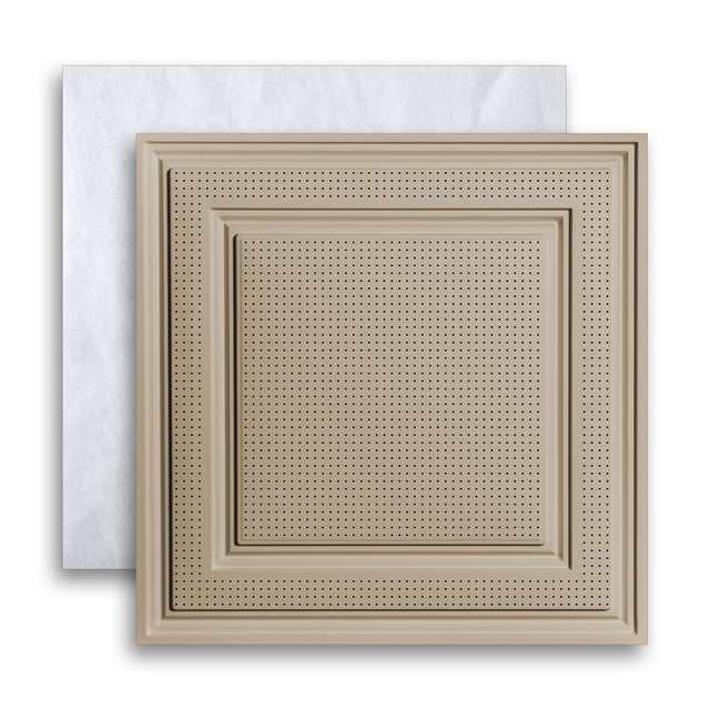 Modern Grid Acoustic Ceiling Tile NRC.85 (2x2)