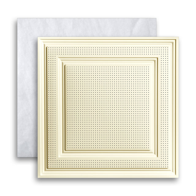 Modern Grid Acoustic Ceiling Tile NRC.85 (2x2)