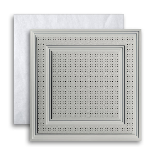 Modern Grid Acoustic Ceiling Tile NRC.85 (2x2)