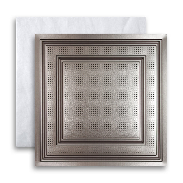 Modern Grid Acoustic Ceiling Tile NRC.85 (2x2)