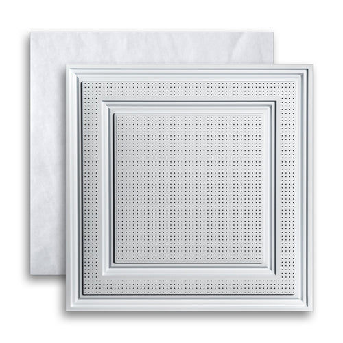 Modern Grid Acoustic Ceiling Tile NRC.85 (2x2)