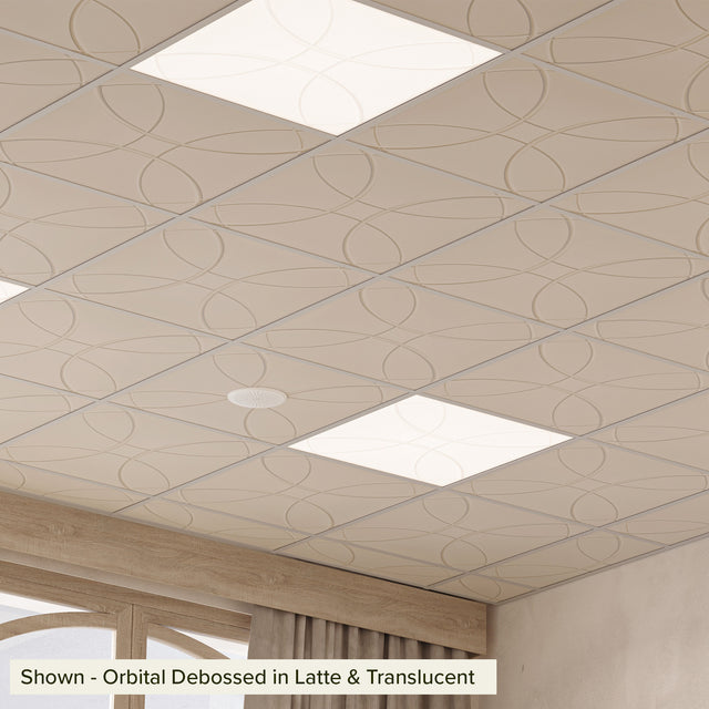 Orbital Embossed Ceiling Tile (2x2)