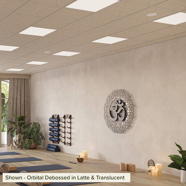 Orbital Embossed Ceiling Tile (2x2)