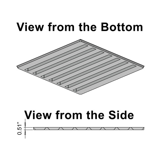 Parallel Ceiling Tile (2x2)