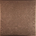 Cast and Bevel - Wicker Ceiling Tile (2x2) Bronze